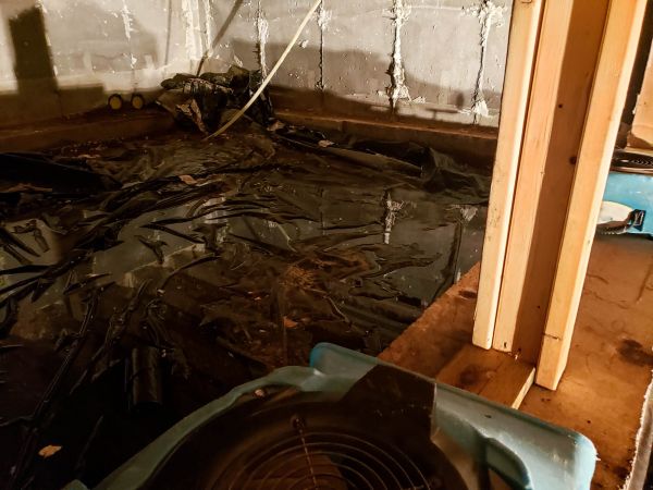 Crawlspace Water Cleanup in Parrish